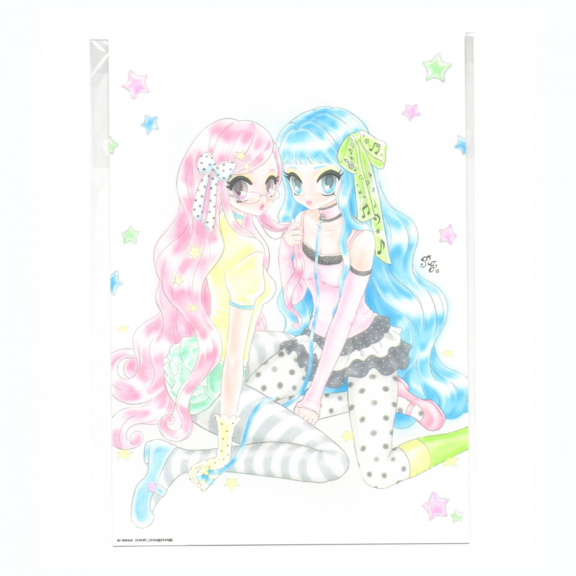 A5 Art Print -Sugar Star Twins