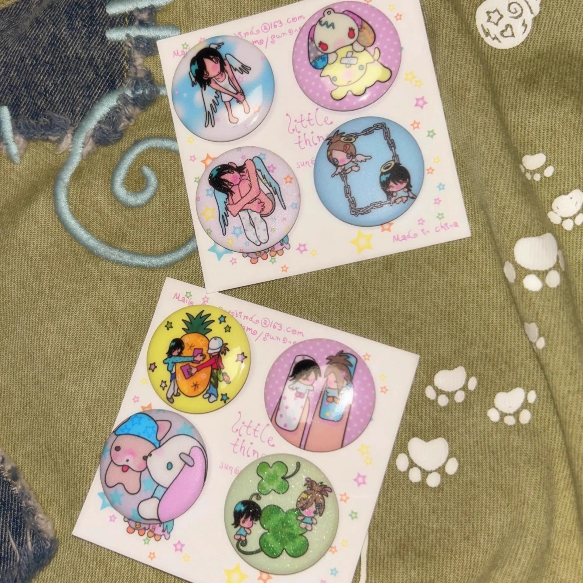 mini pin button set (2types)