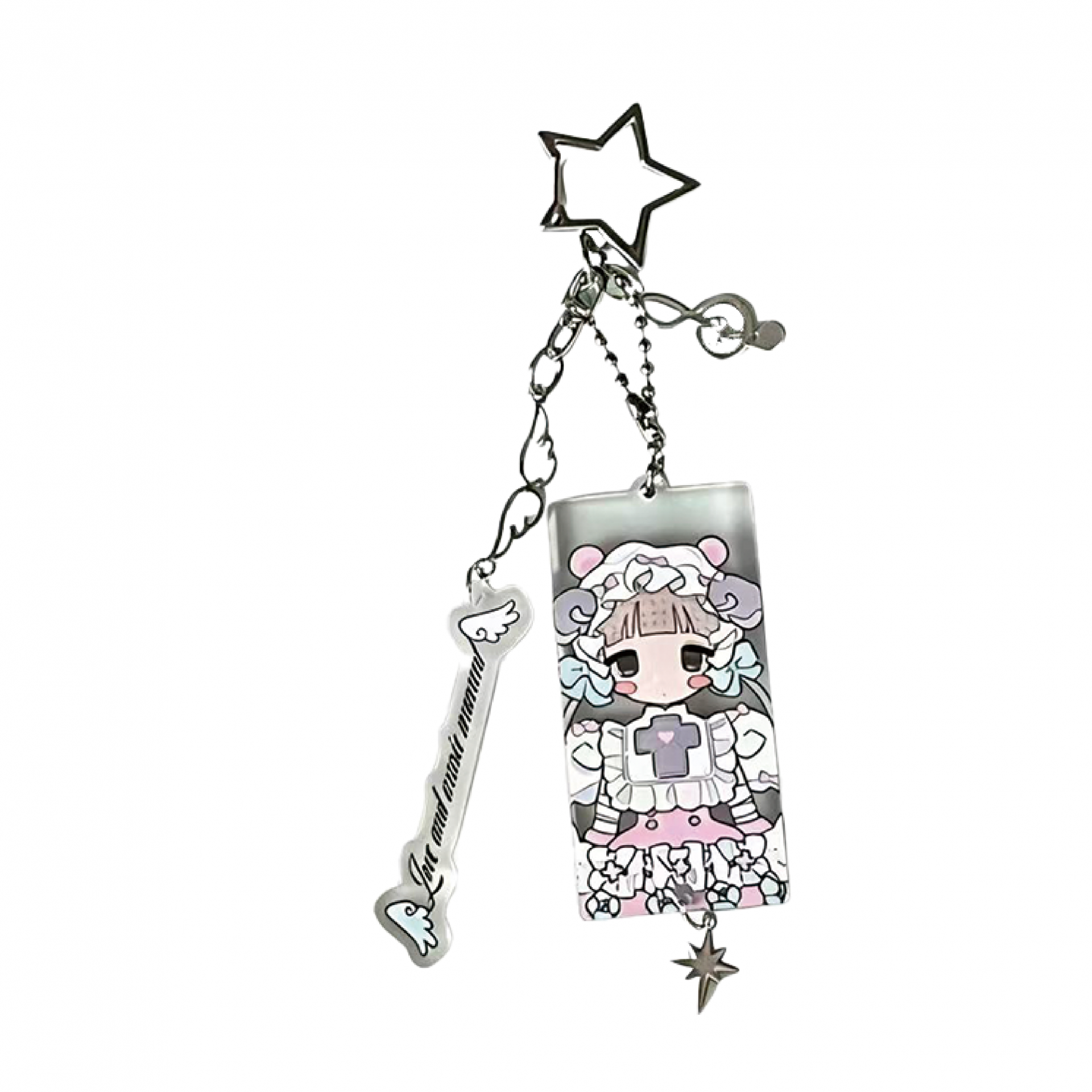 [Kiyo Island] 2.0 Main Visual Goods - Keyring (pink)