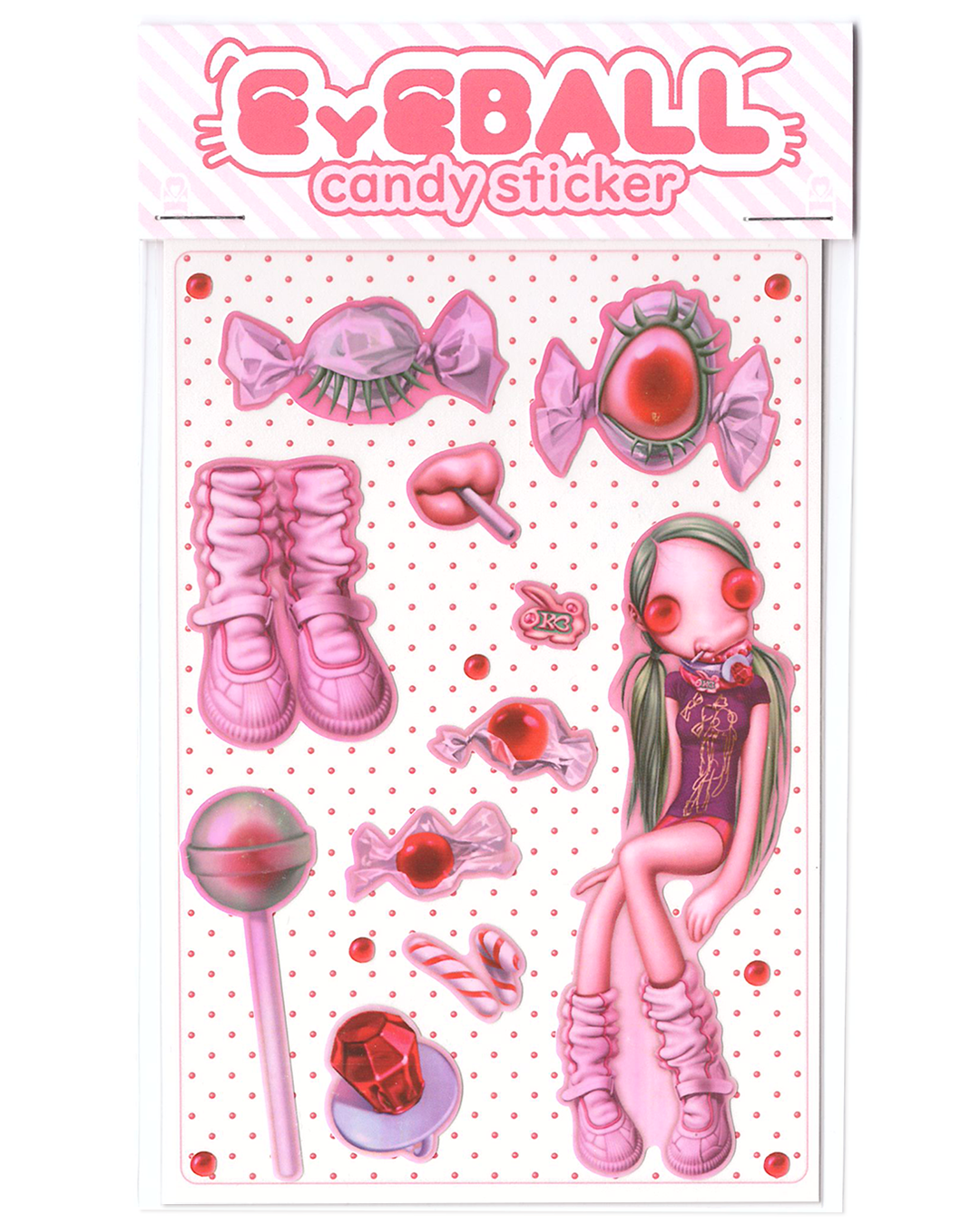 Eyeball candy sticker (2types)