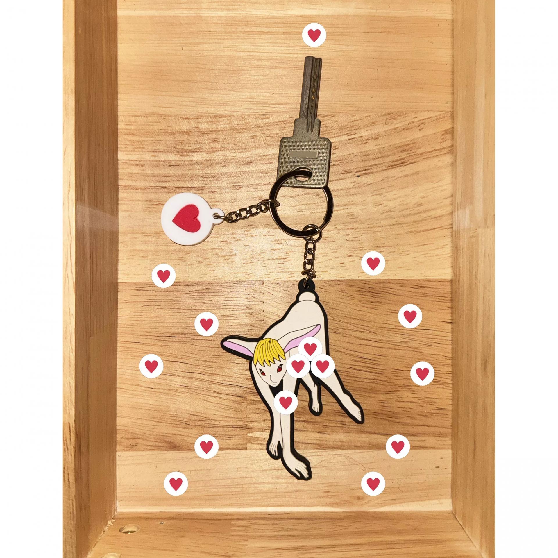 Bunny girl keychain