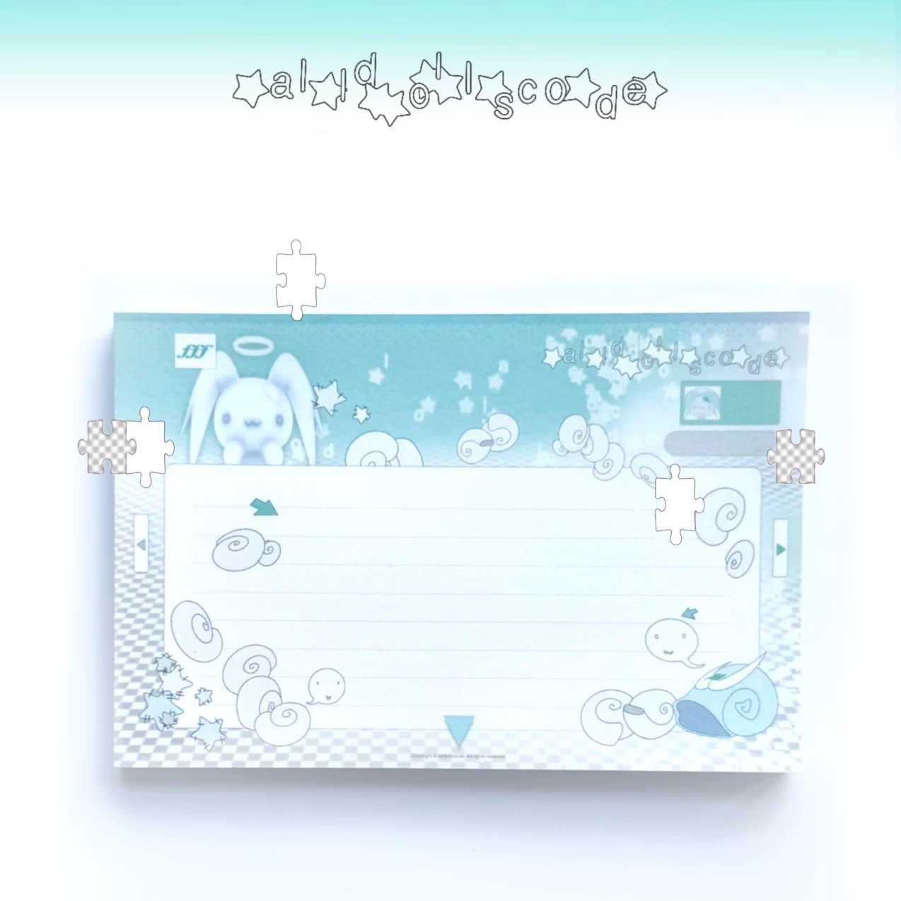 memo pad (2types)