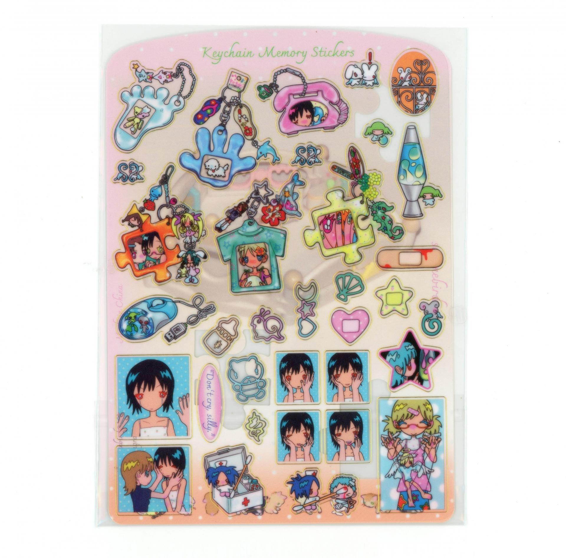 keychain memory sticker