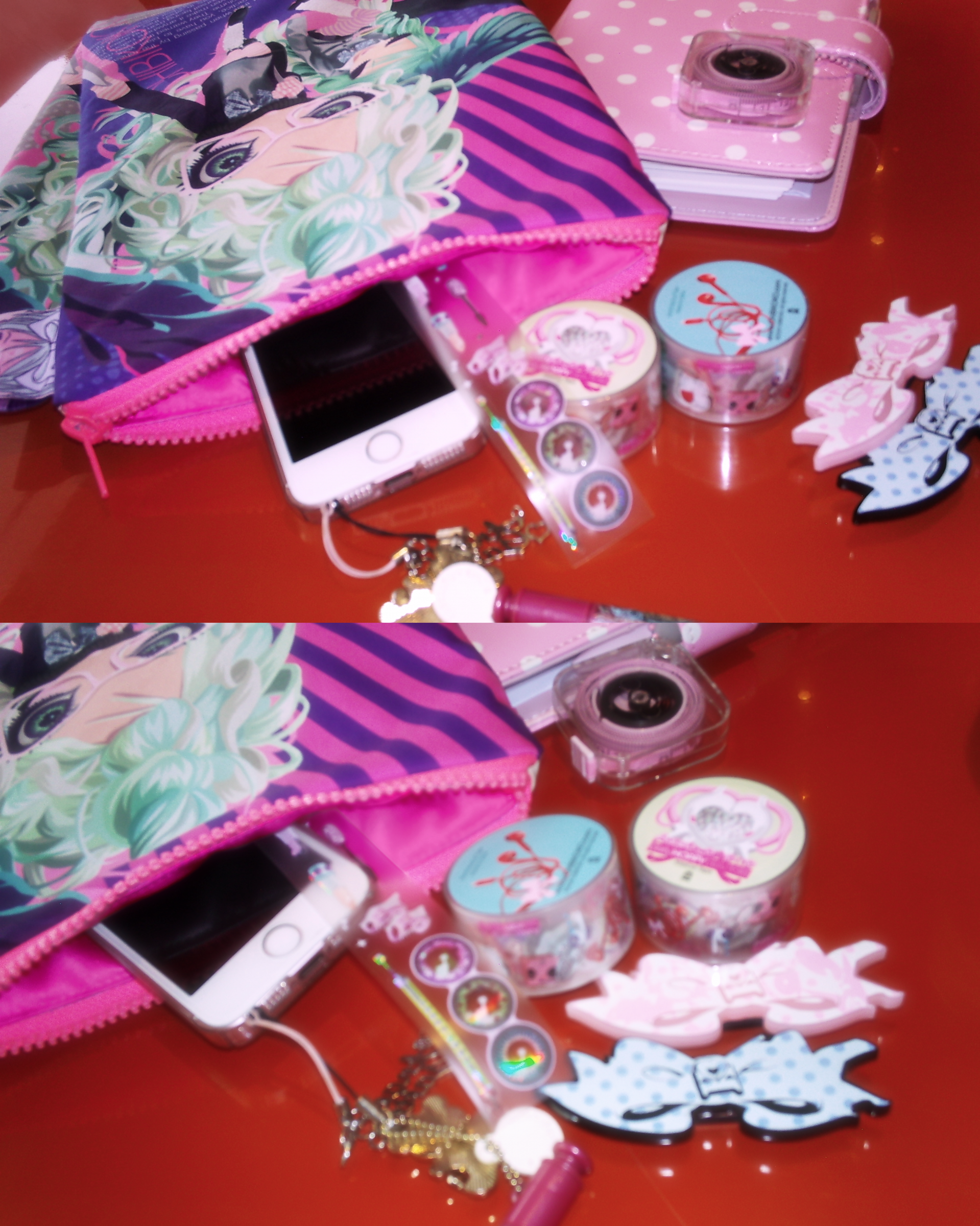 [ChiBiKOKO] 高校 SEIREN multi pouch - Blue