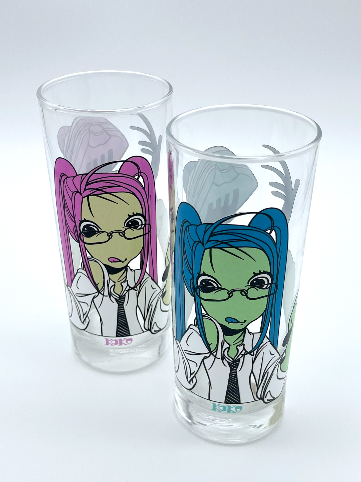 KOKO cake glass - pink