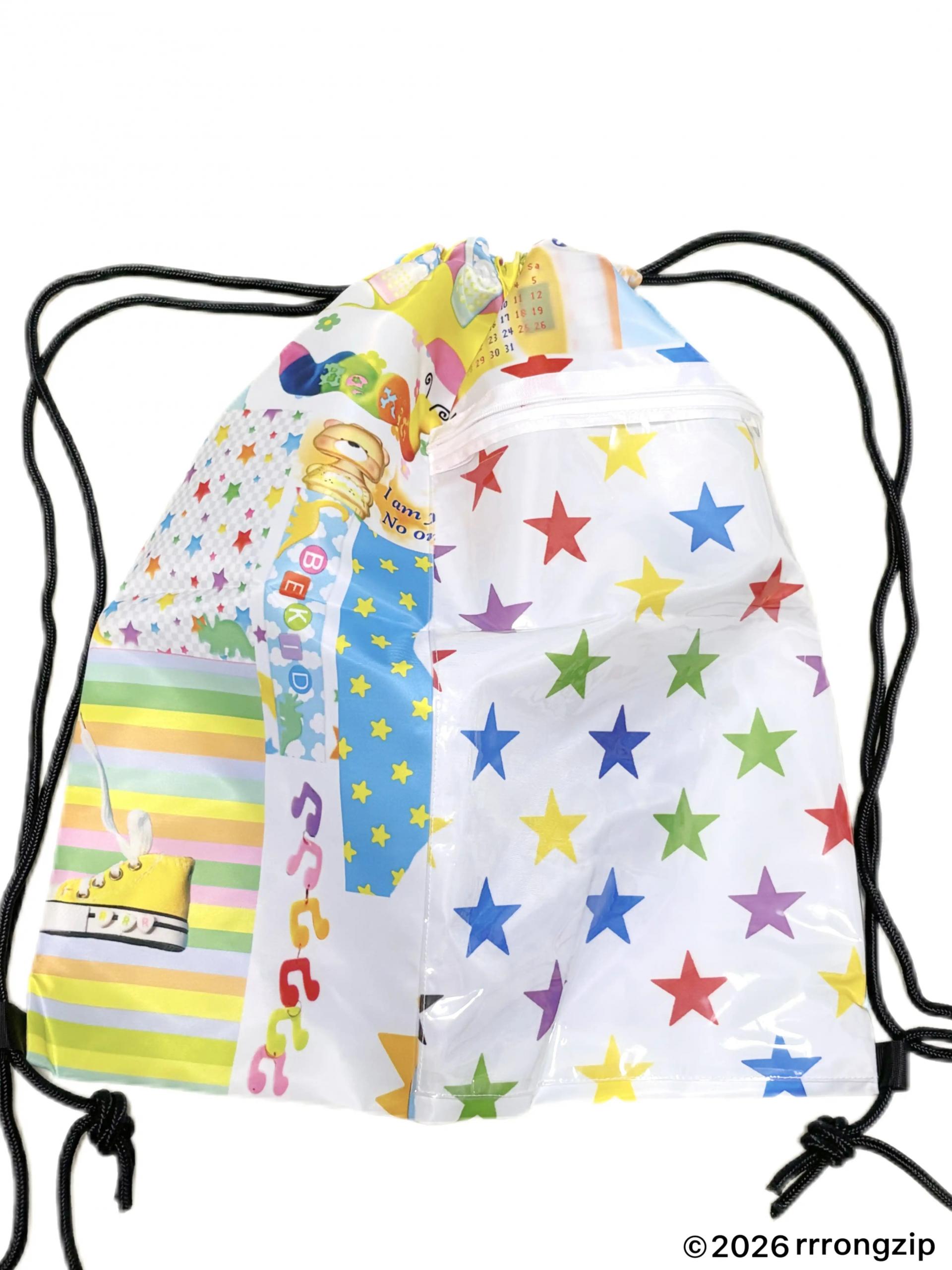 [rrrongzip] Double-sided string bag