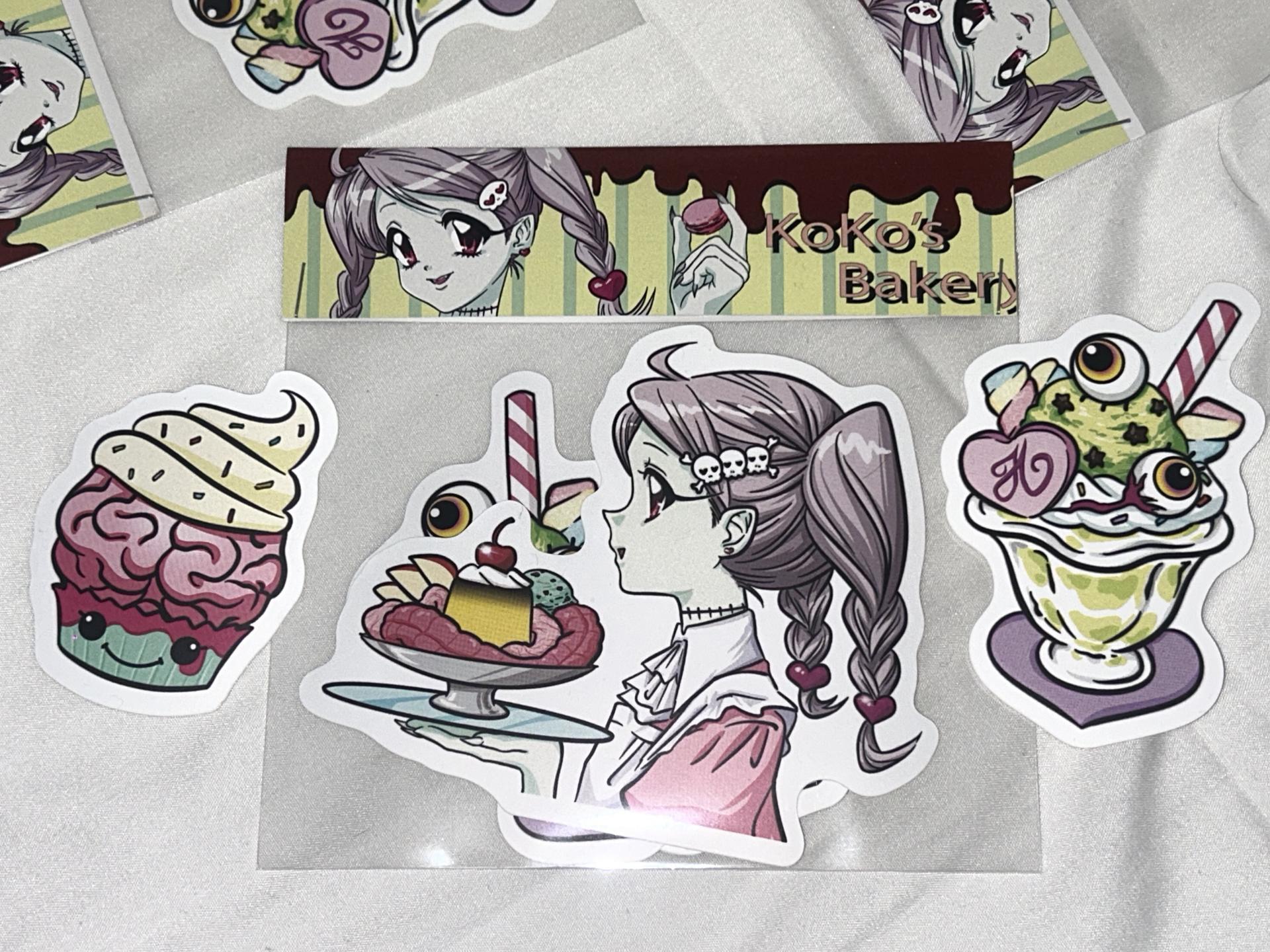 KoKo’s Bakery sticker set