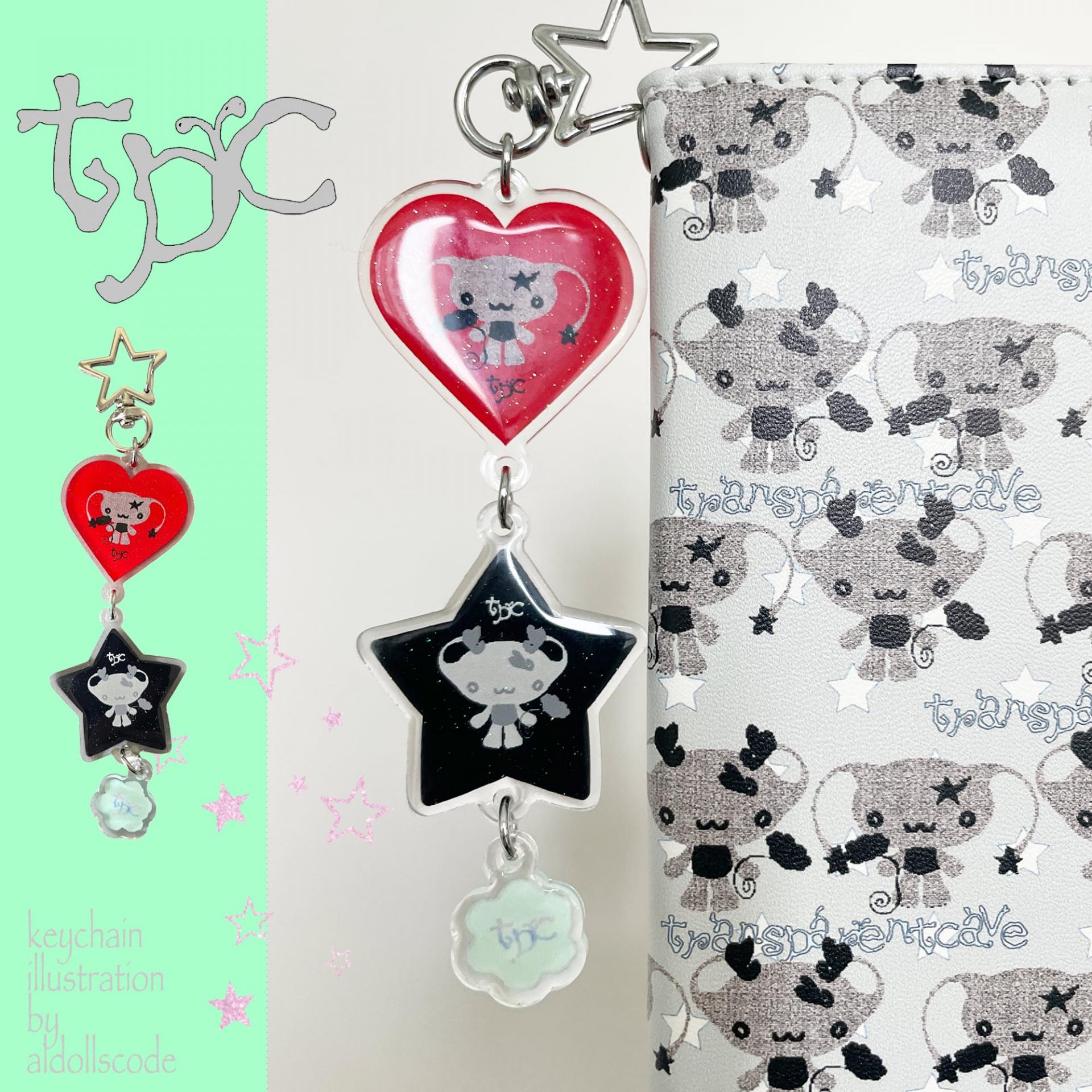 Transparent Cave x Alldollscode * Fairy Keychain