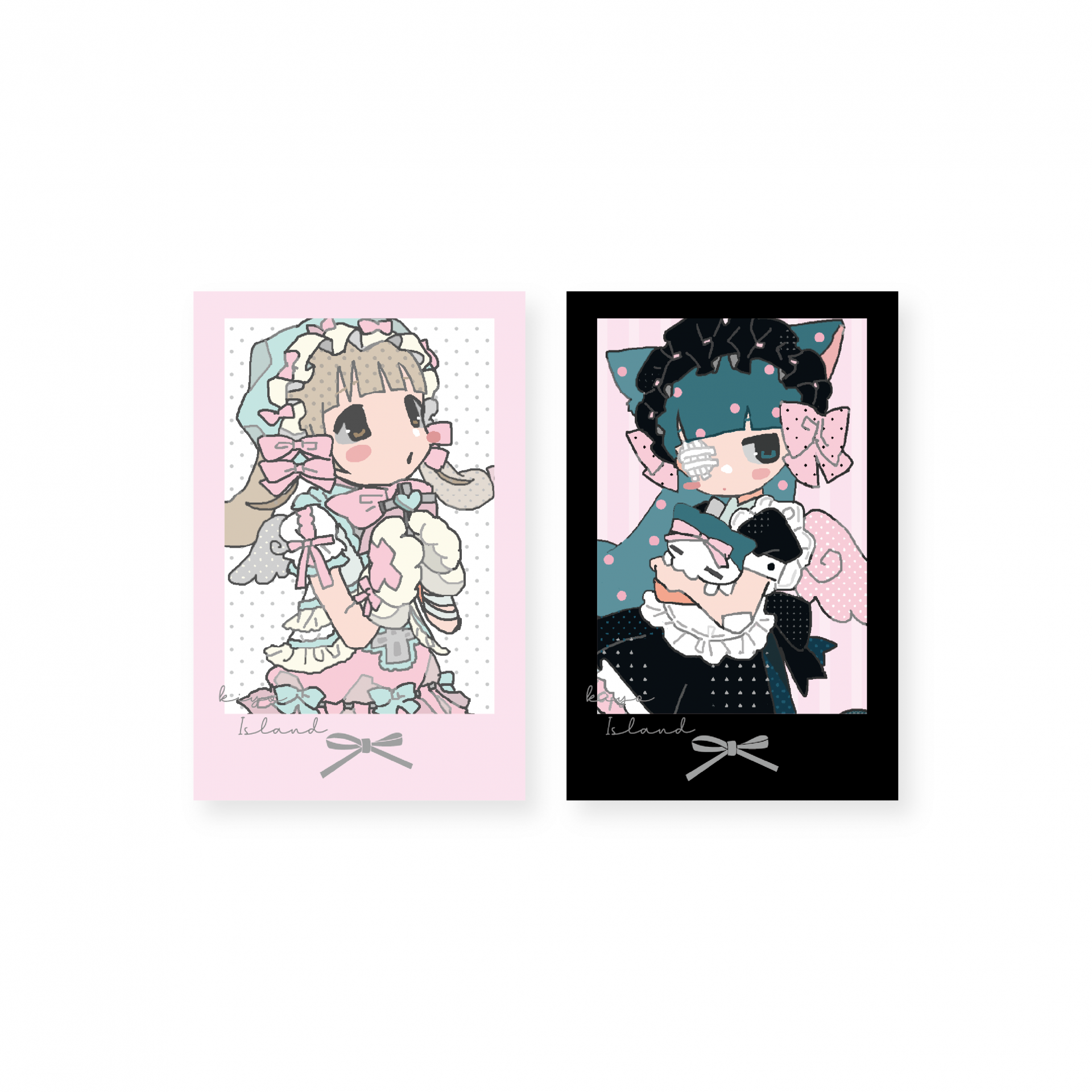 [Kiyo Island] 2.0 메인비주얼 굿즈 - 은박 포토카드