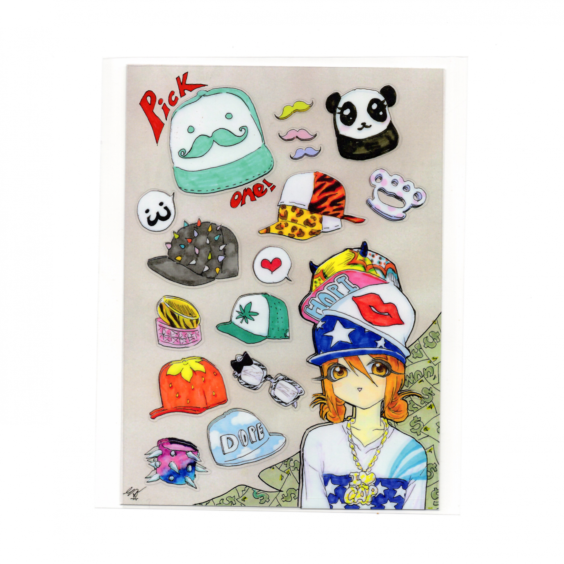 Pink one! sticker