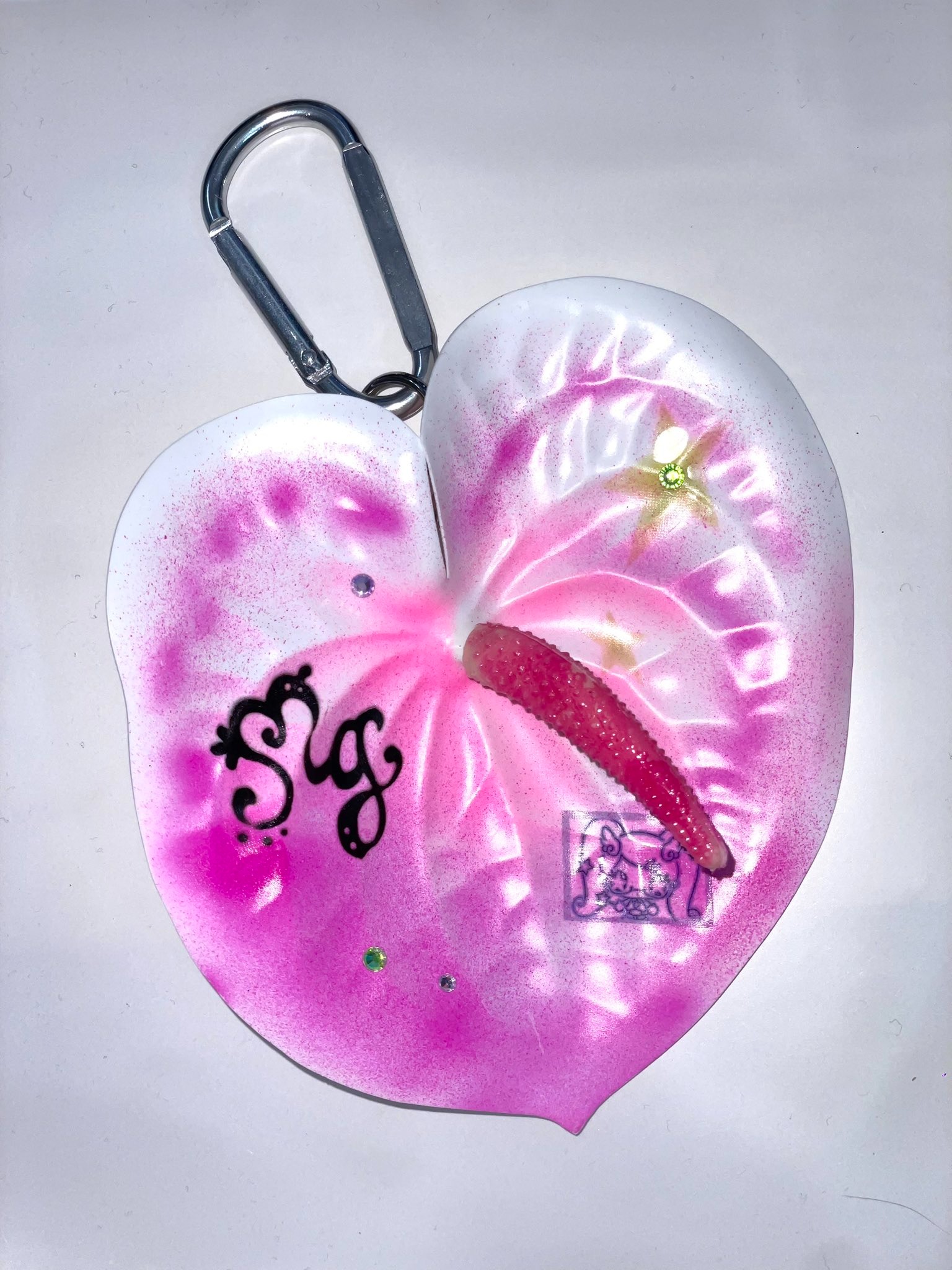 Mg Anthurium Keychain