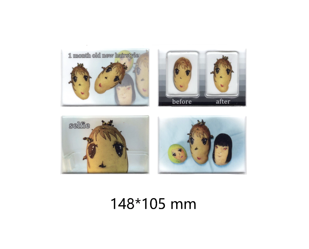 Potato 3D foam sticker