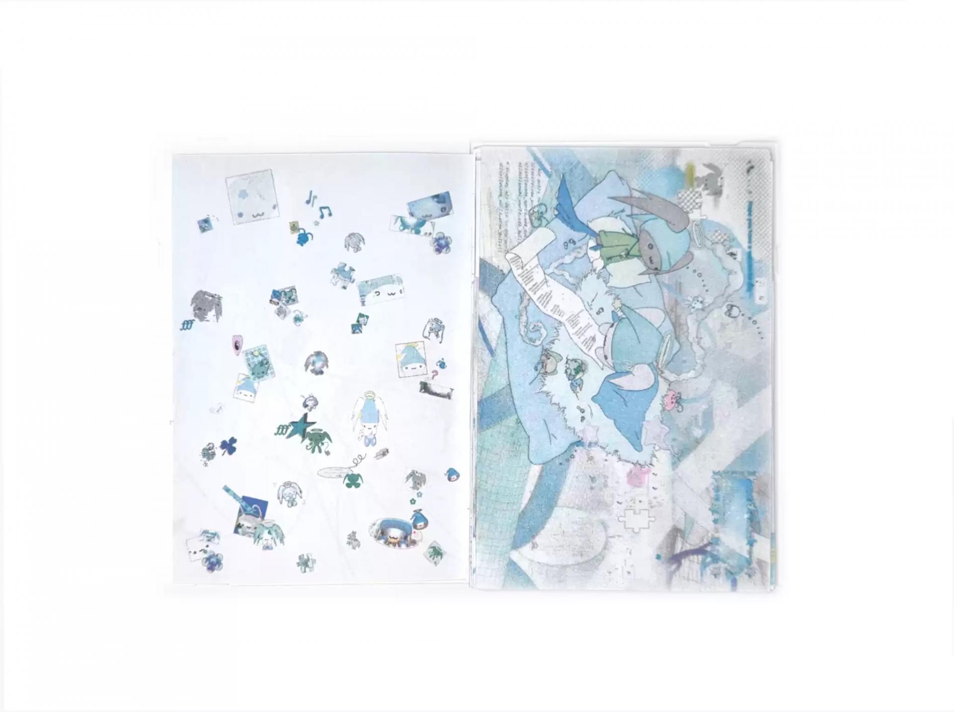 [alldollscode] 『 space² 』 Riso Artbook