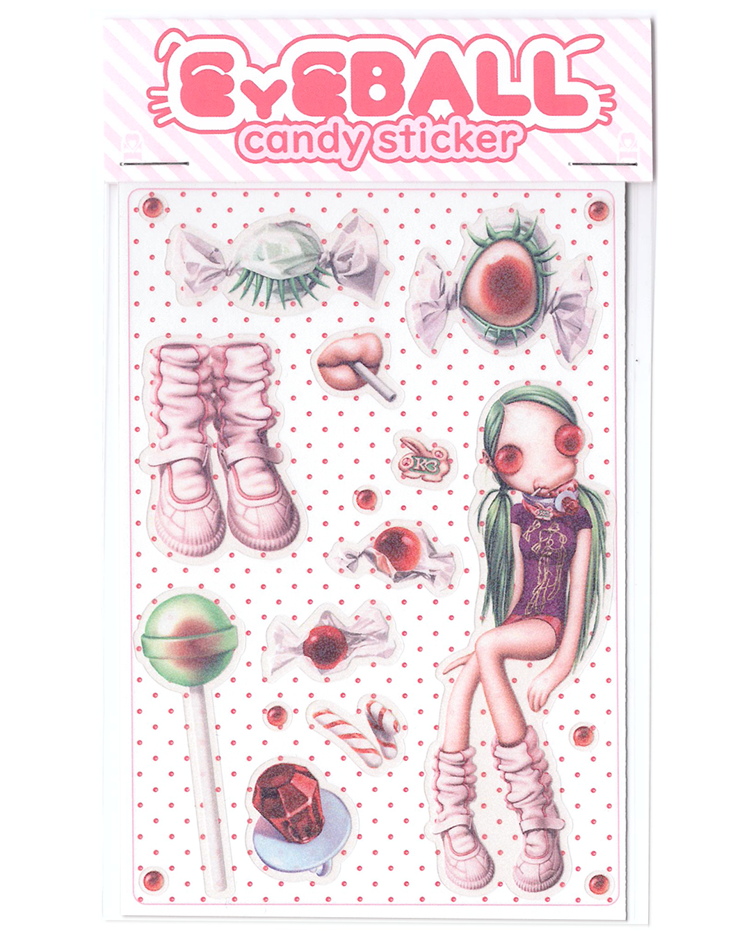 Eyeball candy sticker (2types)
