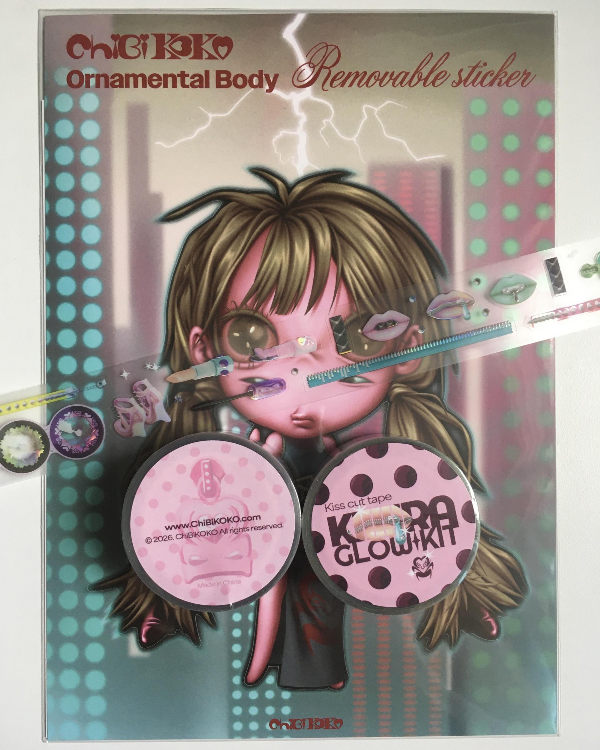 [ChiBiKOKO] KIIIIIRA Glow Kit KissCut tape