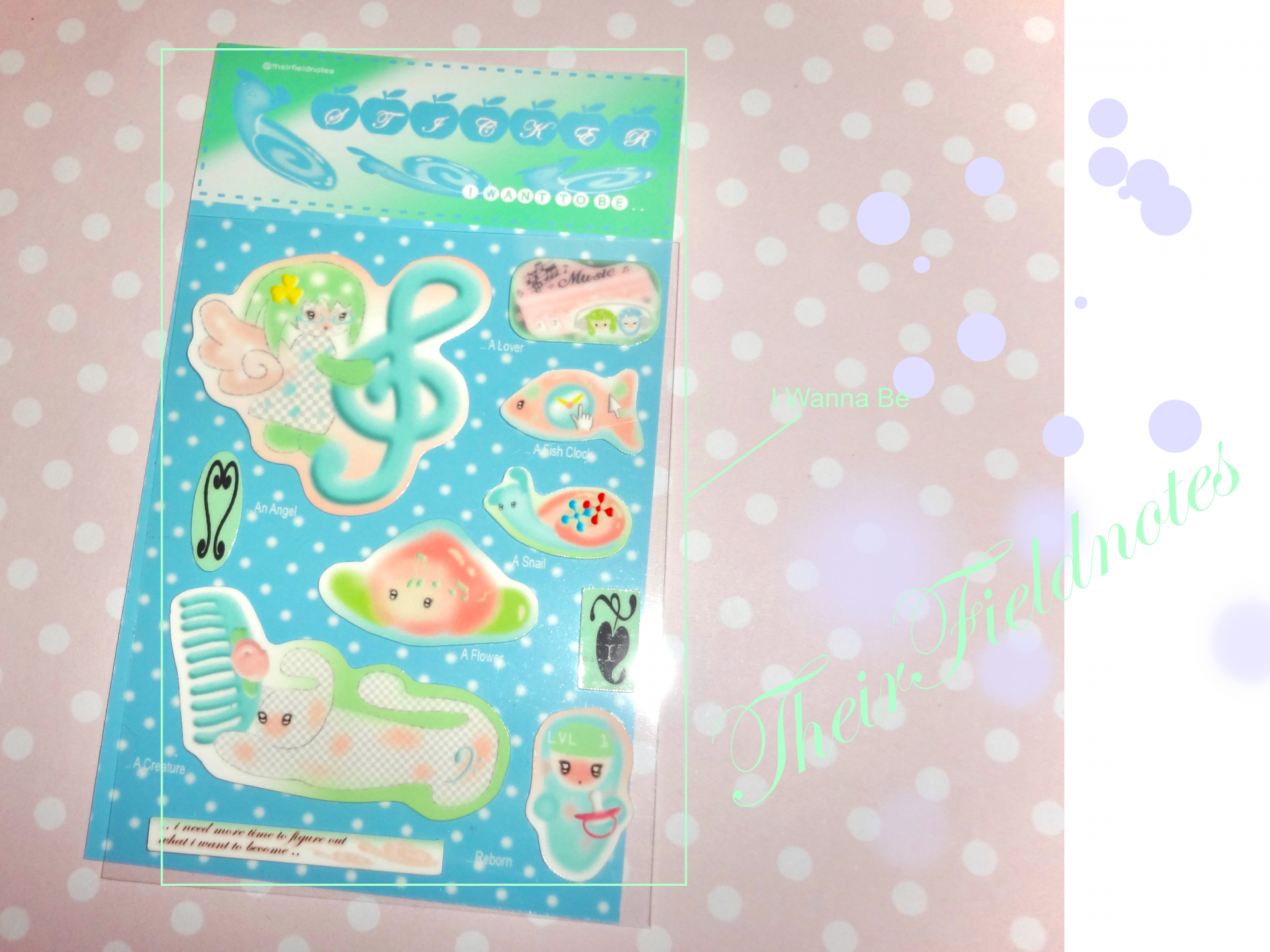I Wanna Be.. sticker