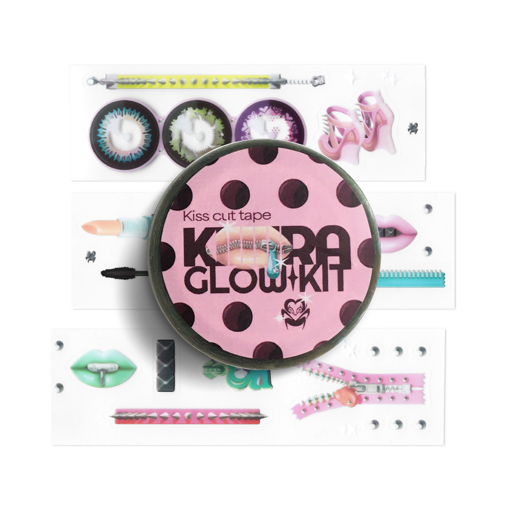 [ChiBiKOKO] KIIIIIRA Glow Kit KissCut tape