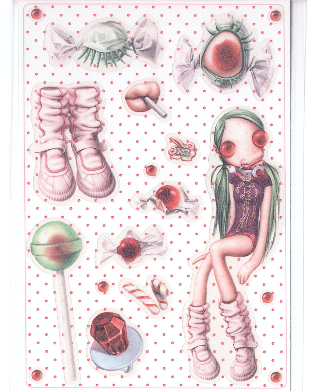 Eyeball candy sticker (2types)