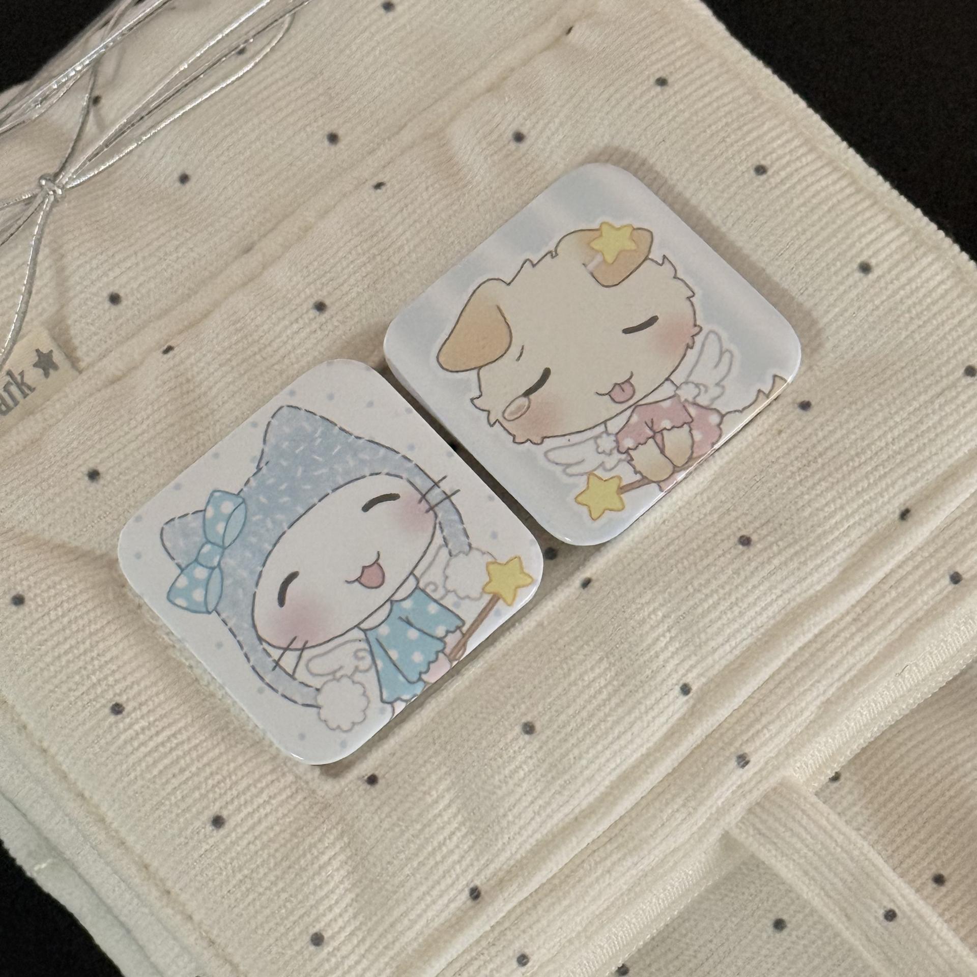 [Kiyo Island] x arsene - Square can badge set (blue)