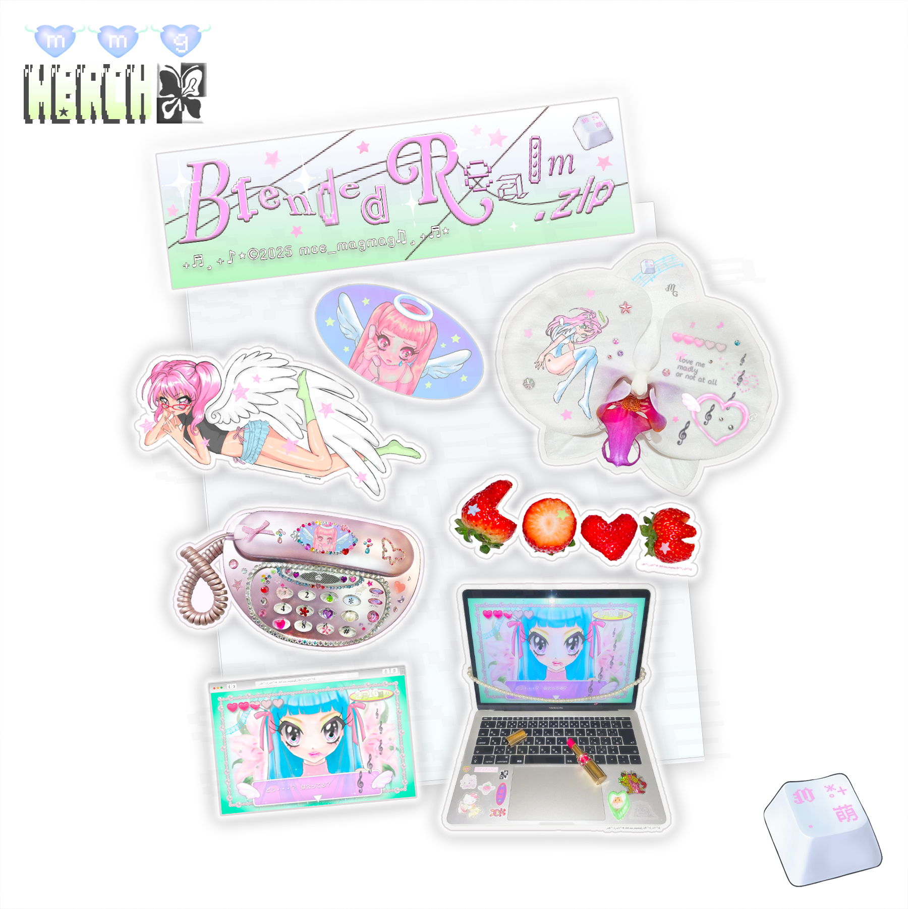 Blended Realm .zip - sticker pack -