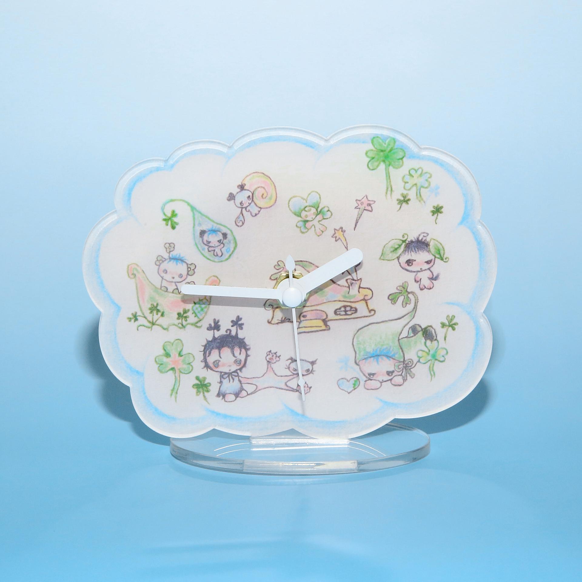 Cloudy dream clock