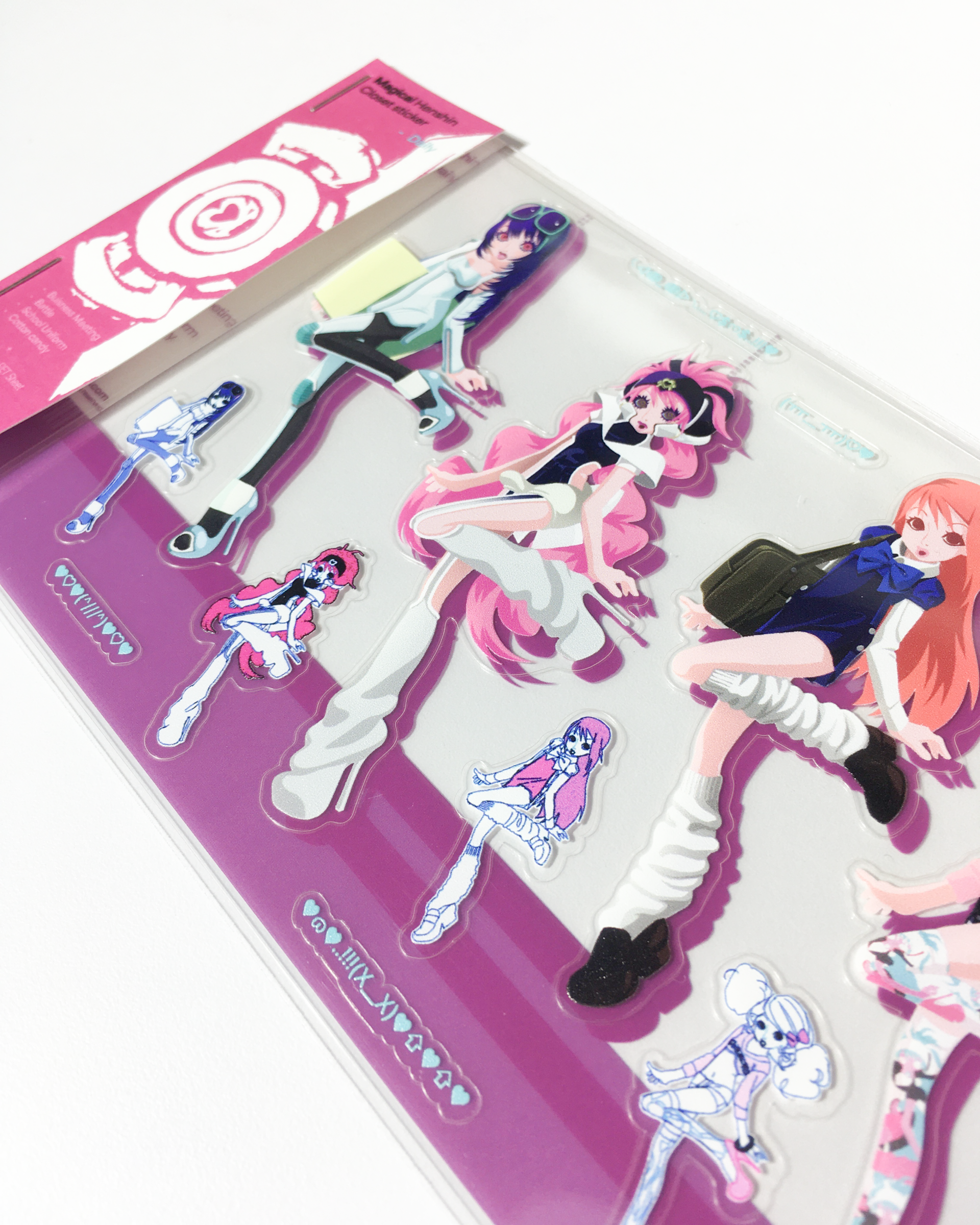 [ChiBiKOKO] Magical Henshin Closet sticker - Daily