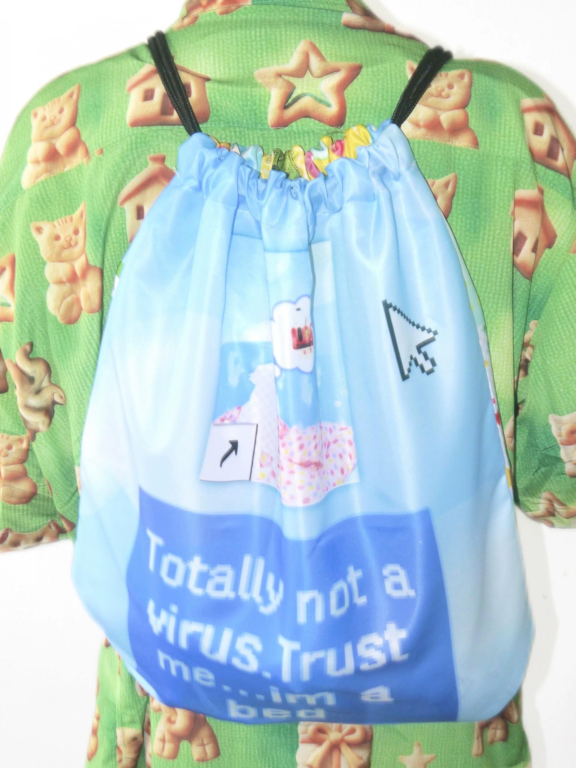 [rrrongzip] Double-sided string bag