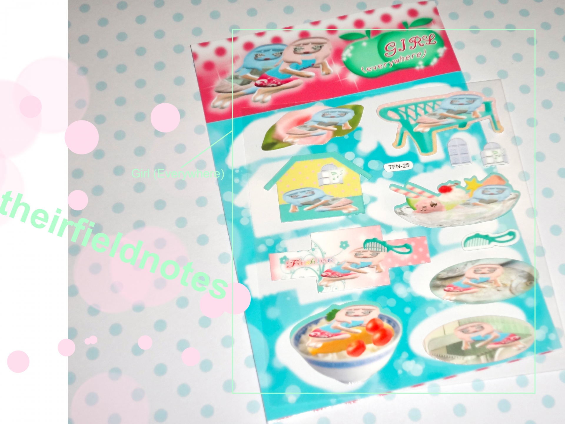 Girl (Everywhere) sticker