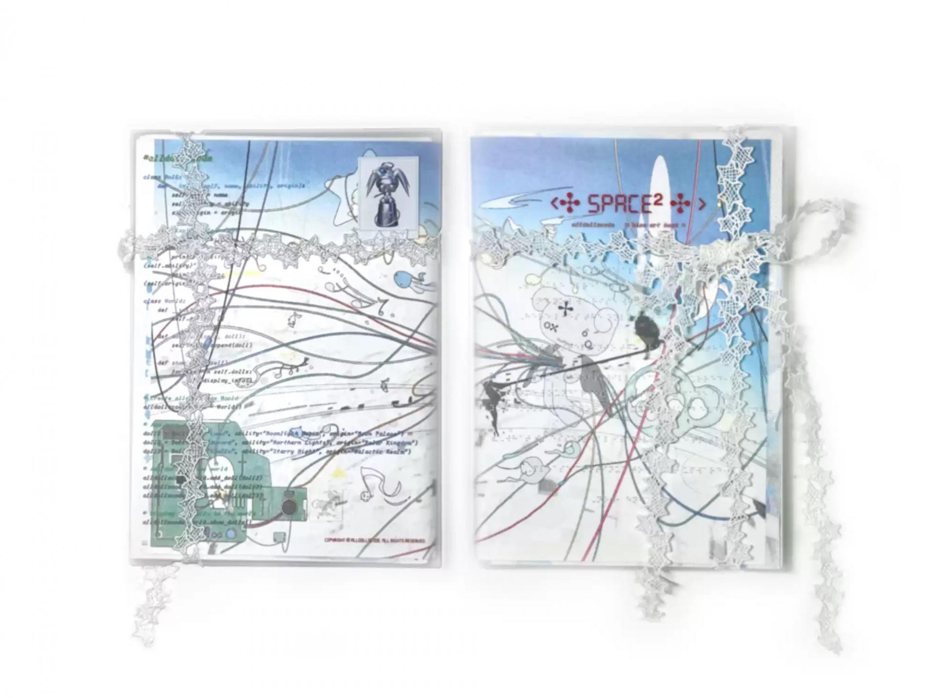 [alldollscode] 『 space² 』 Riso Artbook