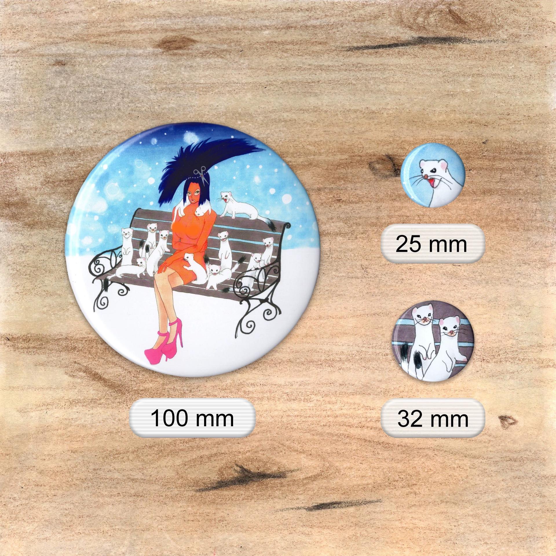 Ermine badge set