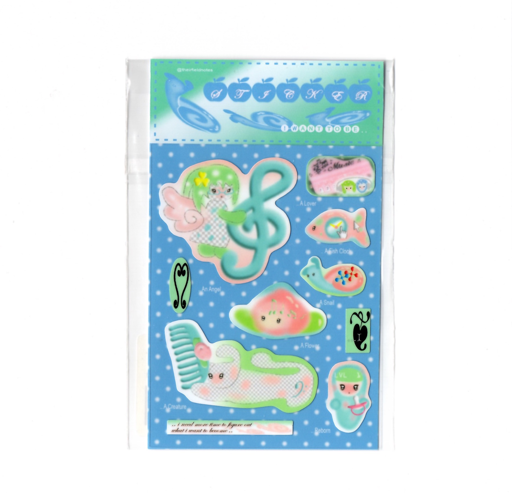 I Wanna Be.. sticker