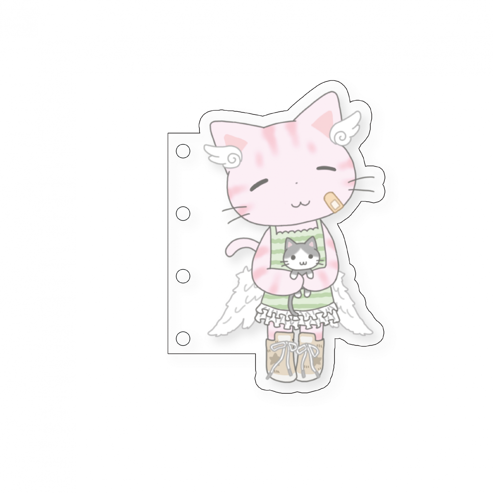 [Kiyo Island] x 아르센 - 인덱스 속지 (분홍고양이)