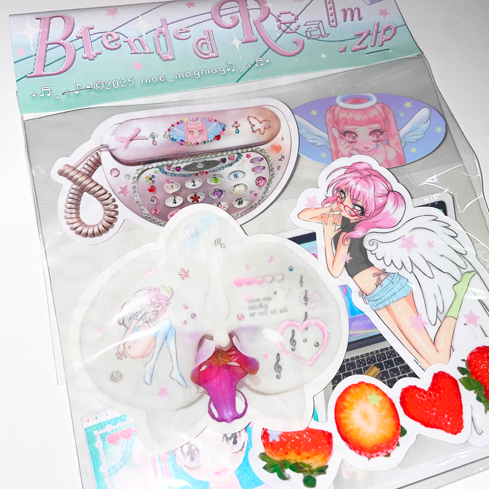 Blended Realm .zip - sticker pack -