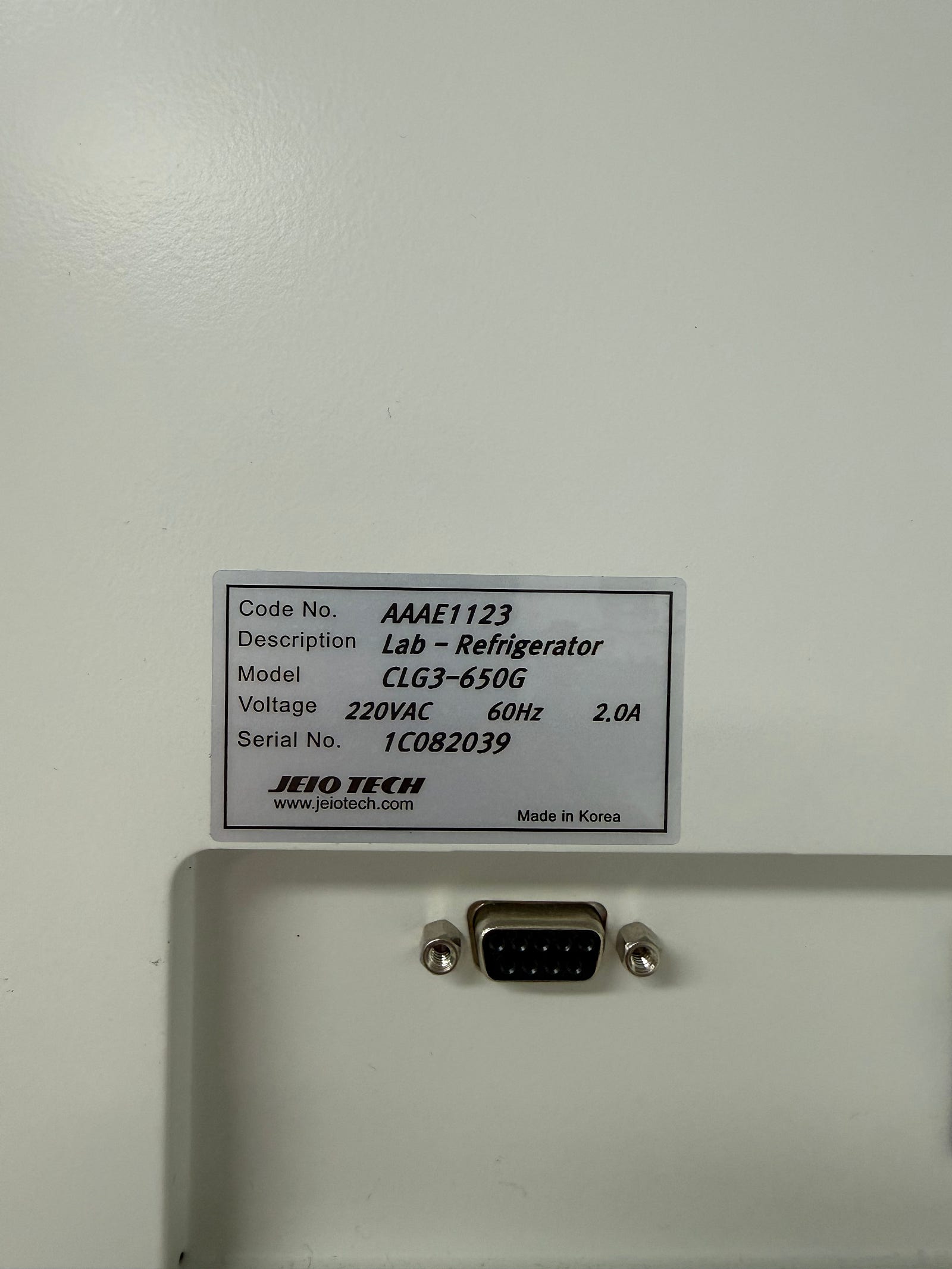 CLG3-650G Lab - Refrigerator