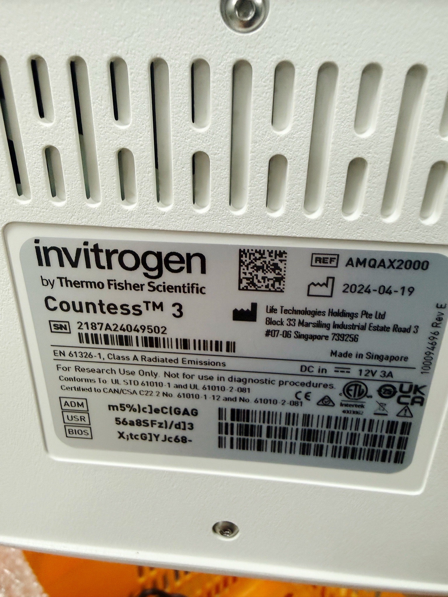 Countess™ 3 Automated Cell Counter
