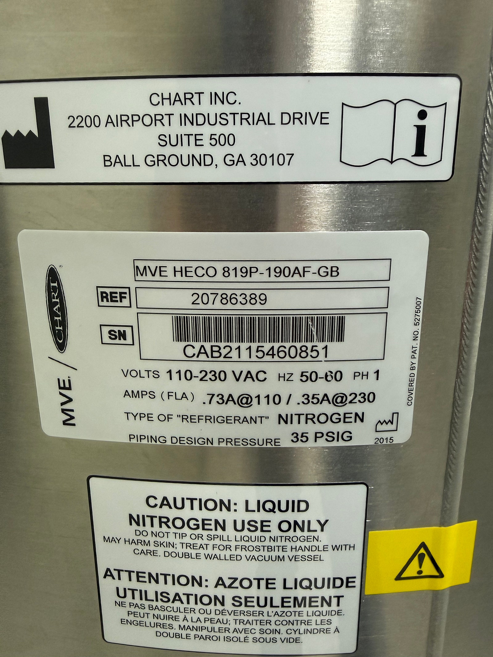 HEco 800 Series Freezing container