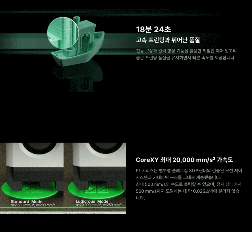Bambu Lab P1S Combo 뱀부랩 3D프린터 국내 (글로벌판)