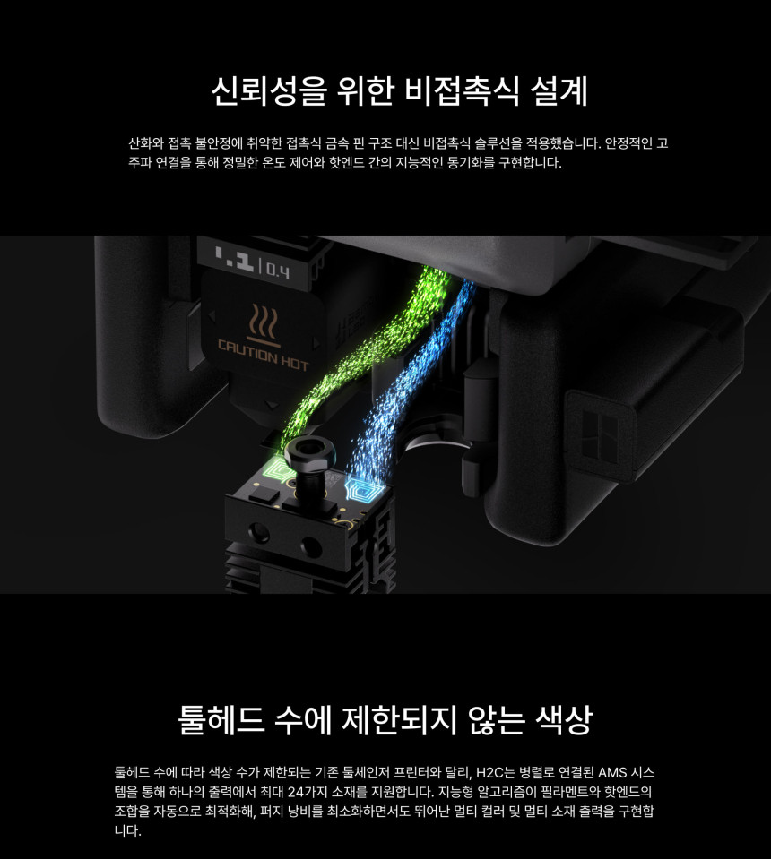 뱀부랩 H2C Laser Full Combo 3D프린터 10W/40W (글로벌 한국판)