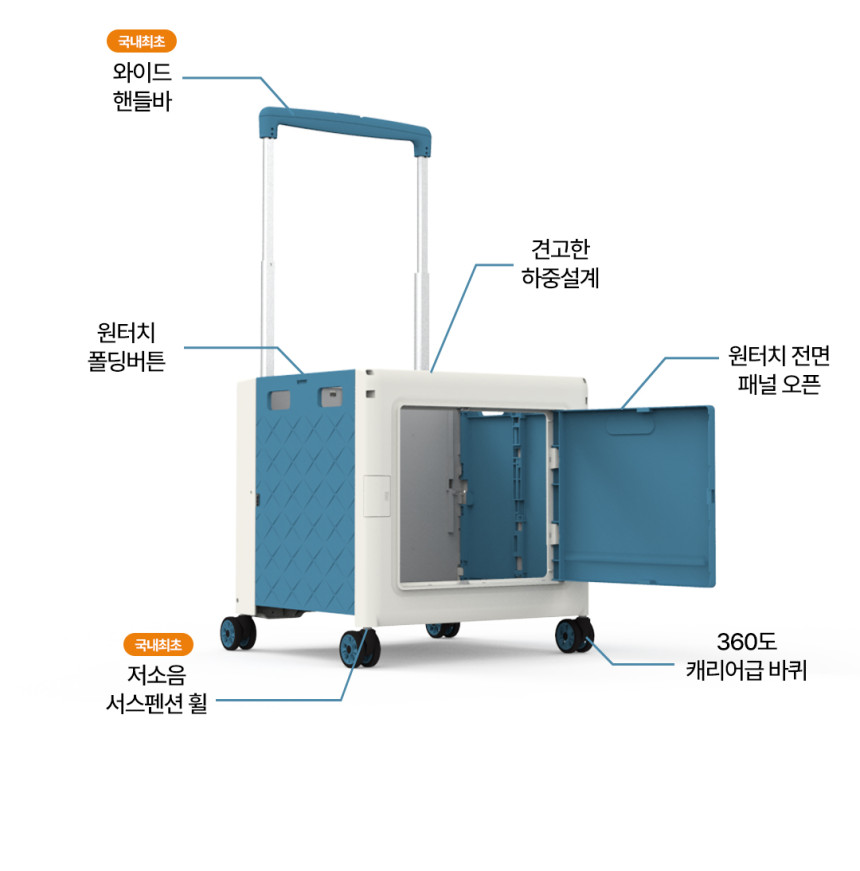 도그독 퍼스트 프리미엄 폴드50 접이식 폴딩카트 캠핑 장바구니 쇼핑 캐리어 4바퀴