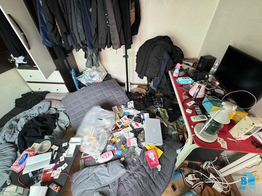 안산시 중앙동 쓰레기집 청소 방 생활쓰레기 정리 전