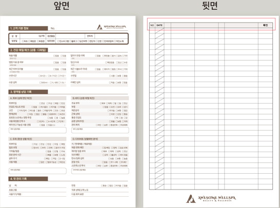 고객상담차트