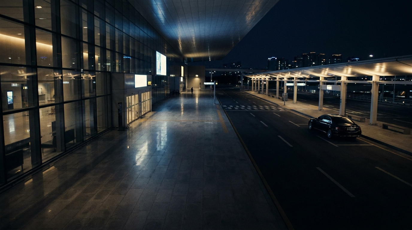 luxury concierge Seoul — arrival at night