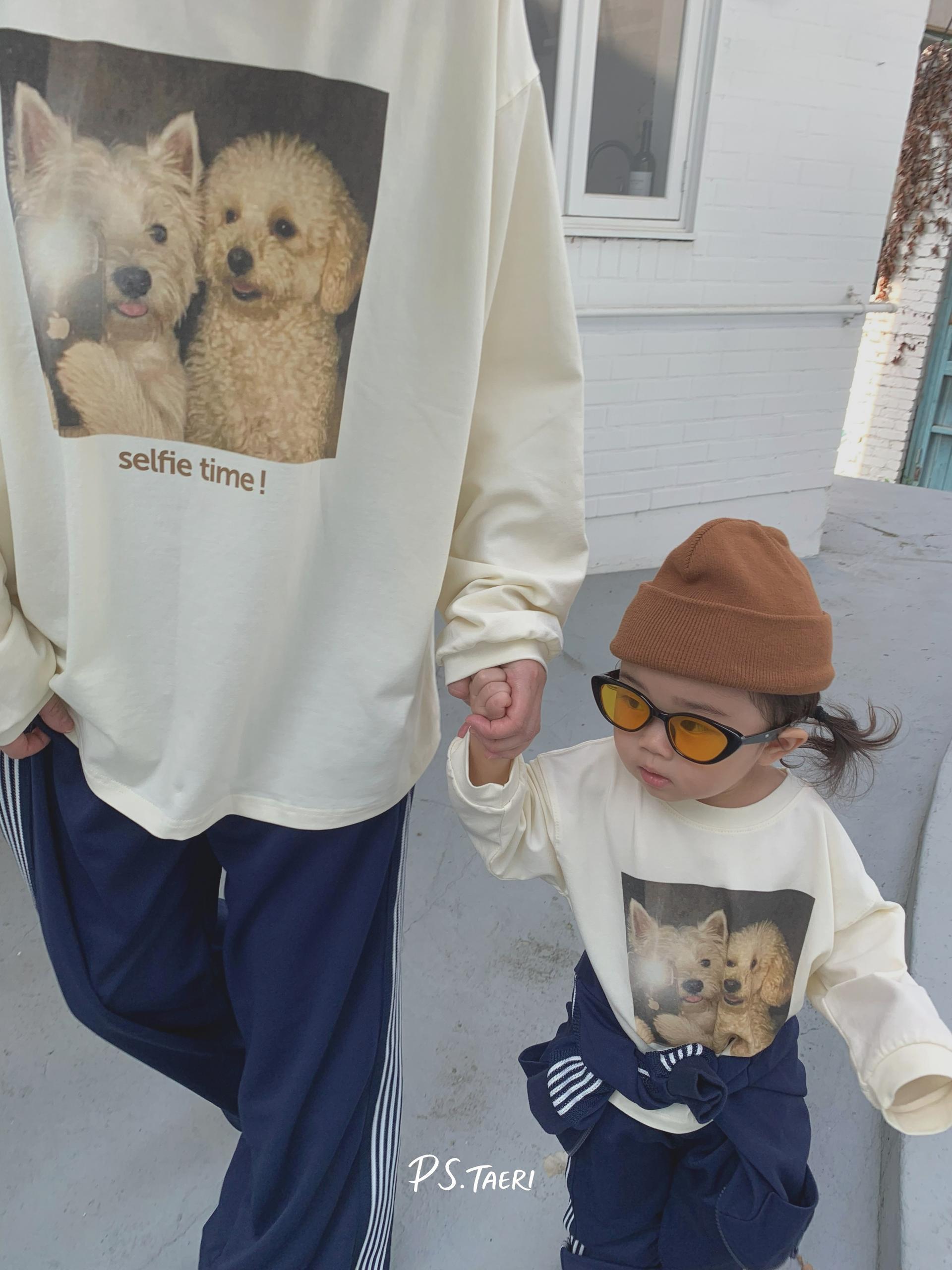 Line Track Pants (Kids)-Navy