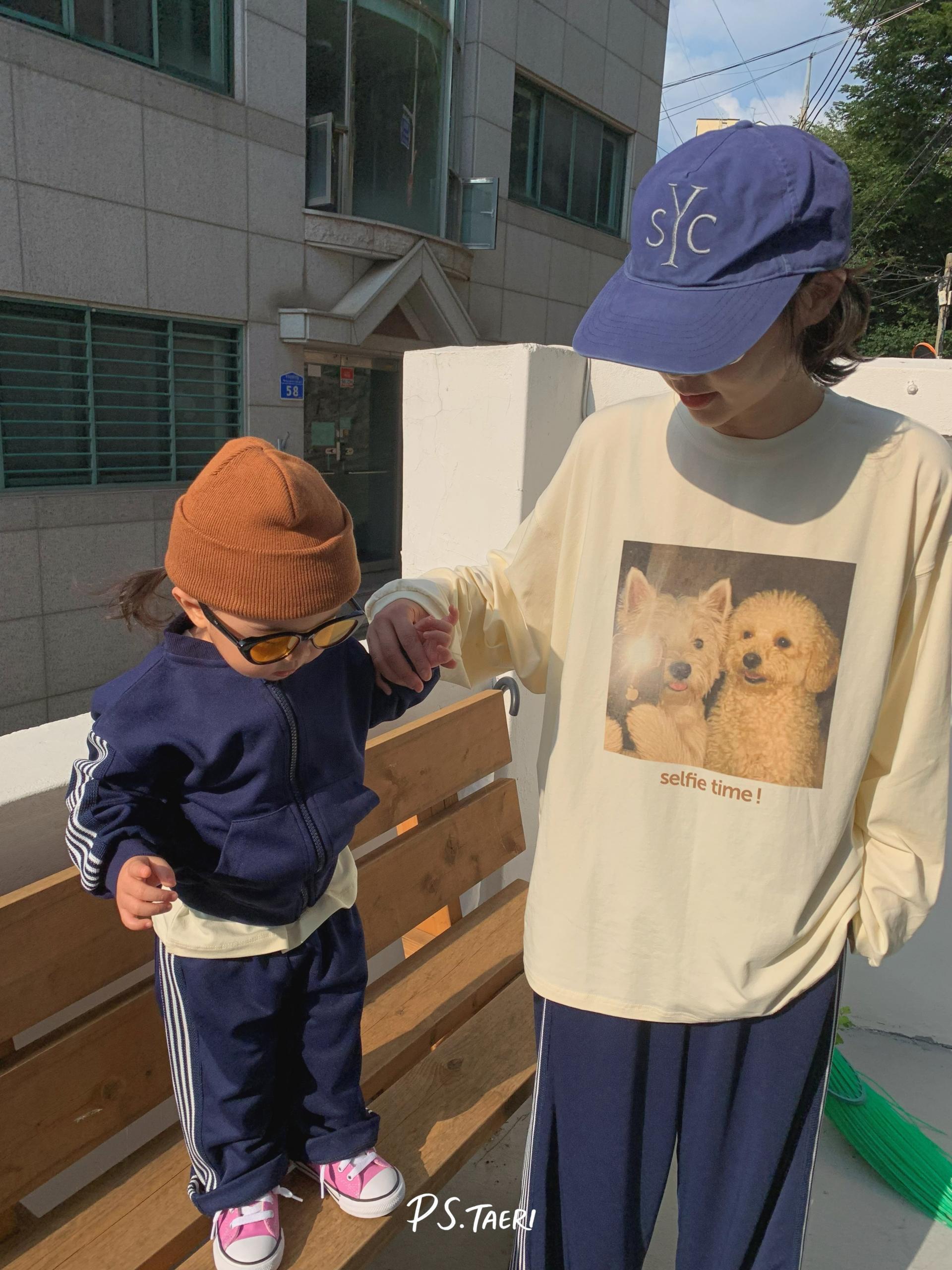Line Track ZIP-UP (Kids)-Navy