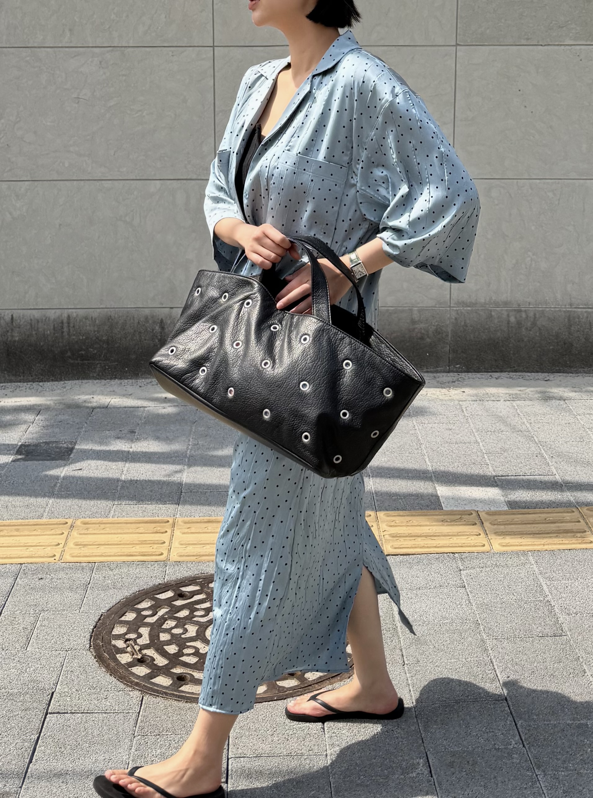 도트주름 SHIRTS