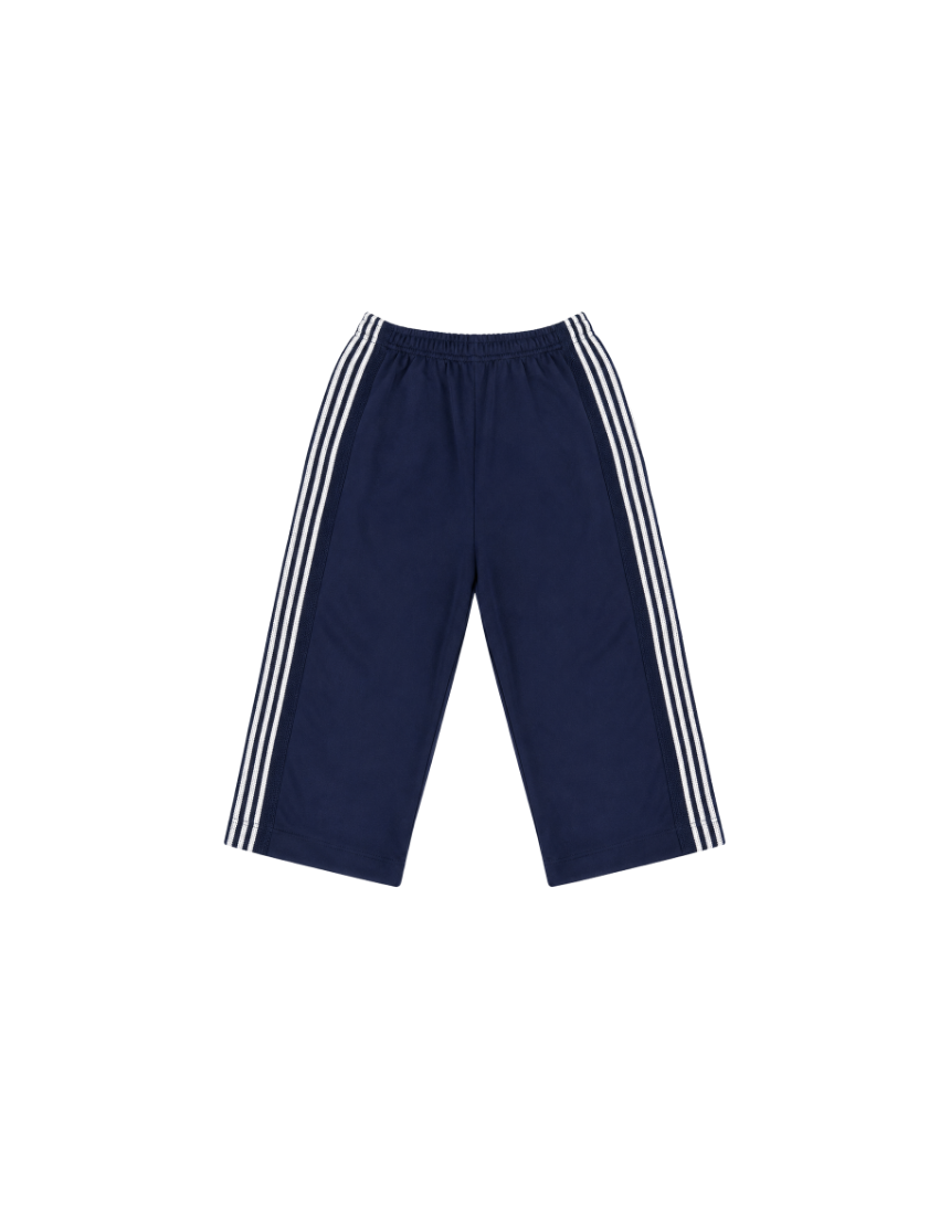 Line Track Pants (Kids)-Navy