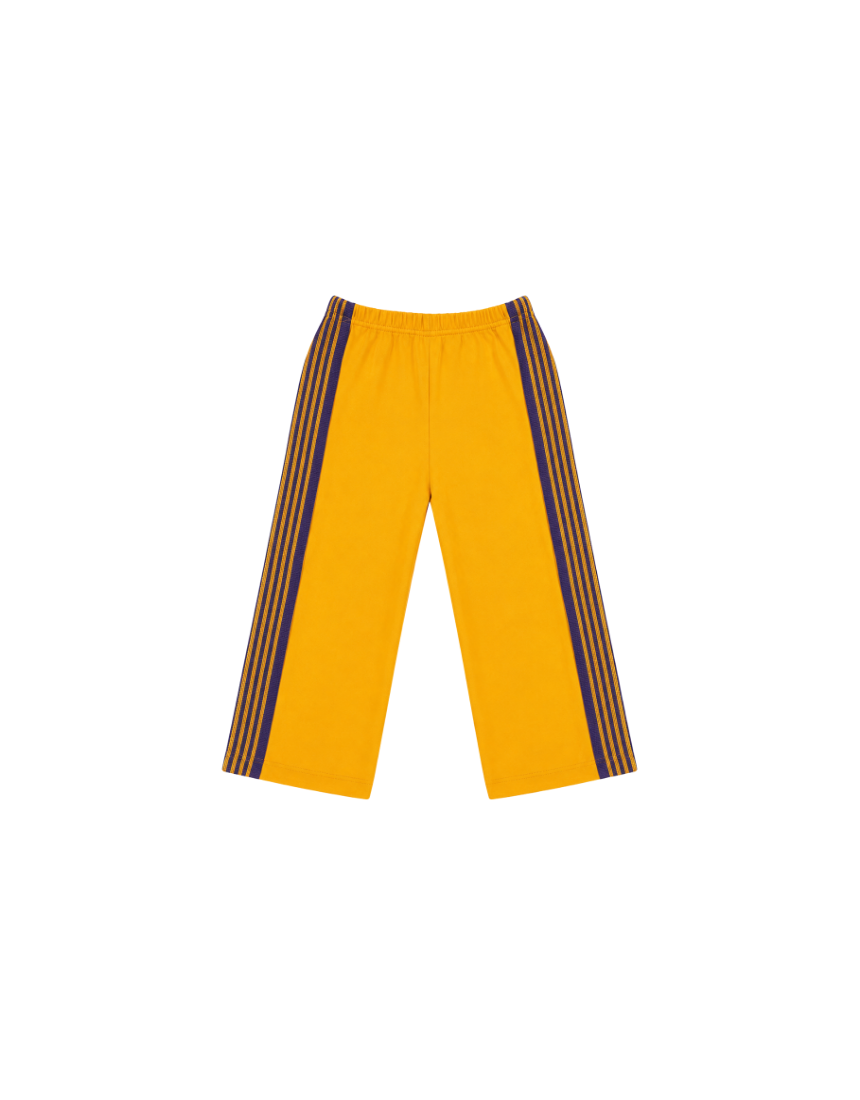 Line Track Pants (Kids)-Yellow