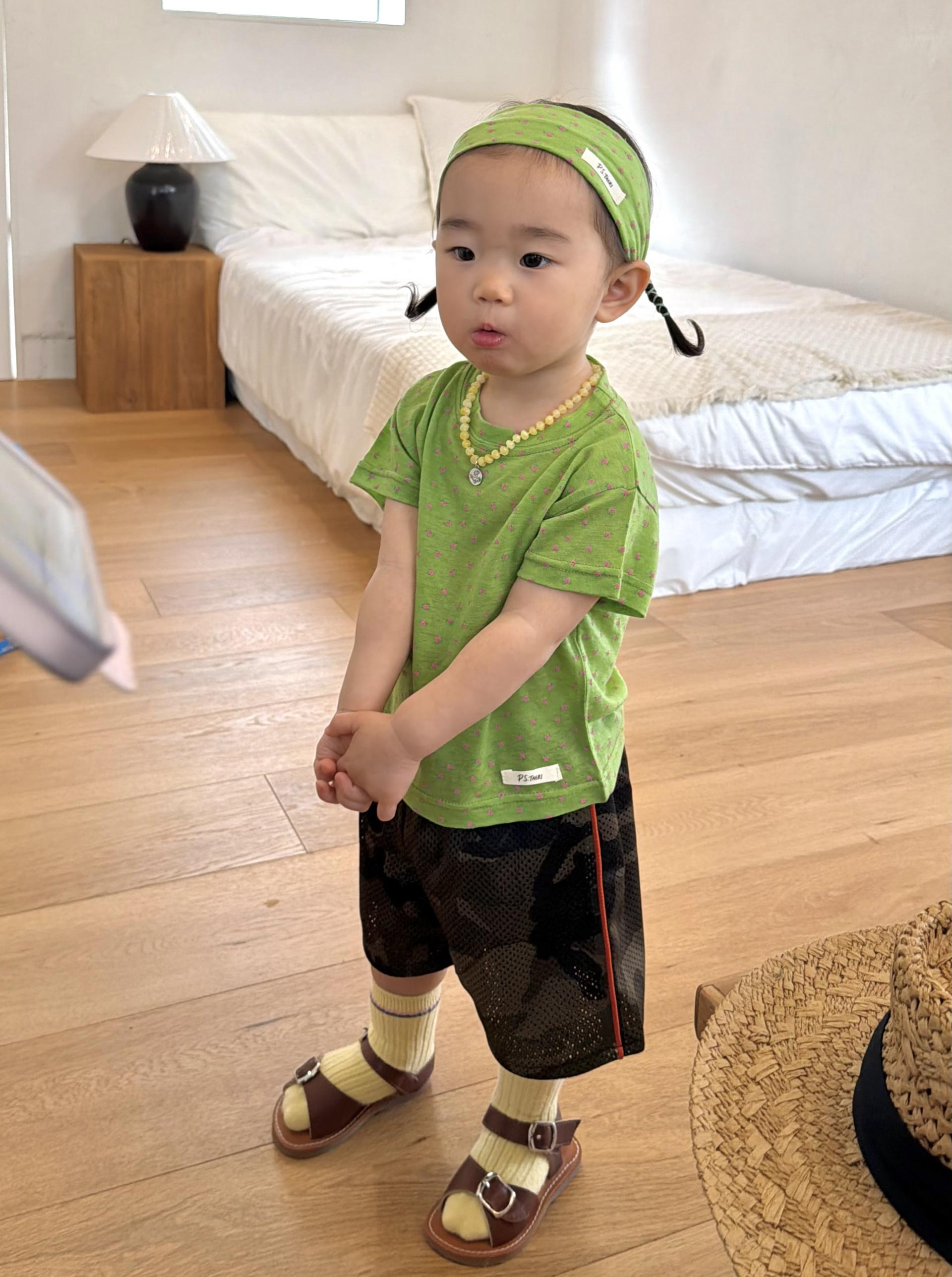 플라워 T SET (Green)
