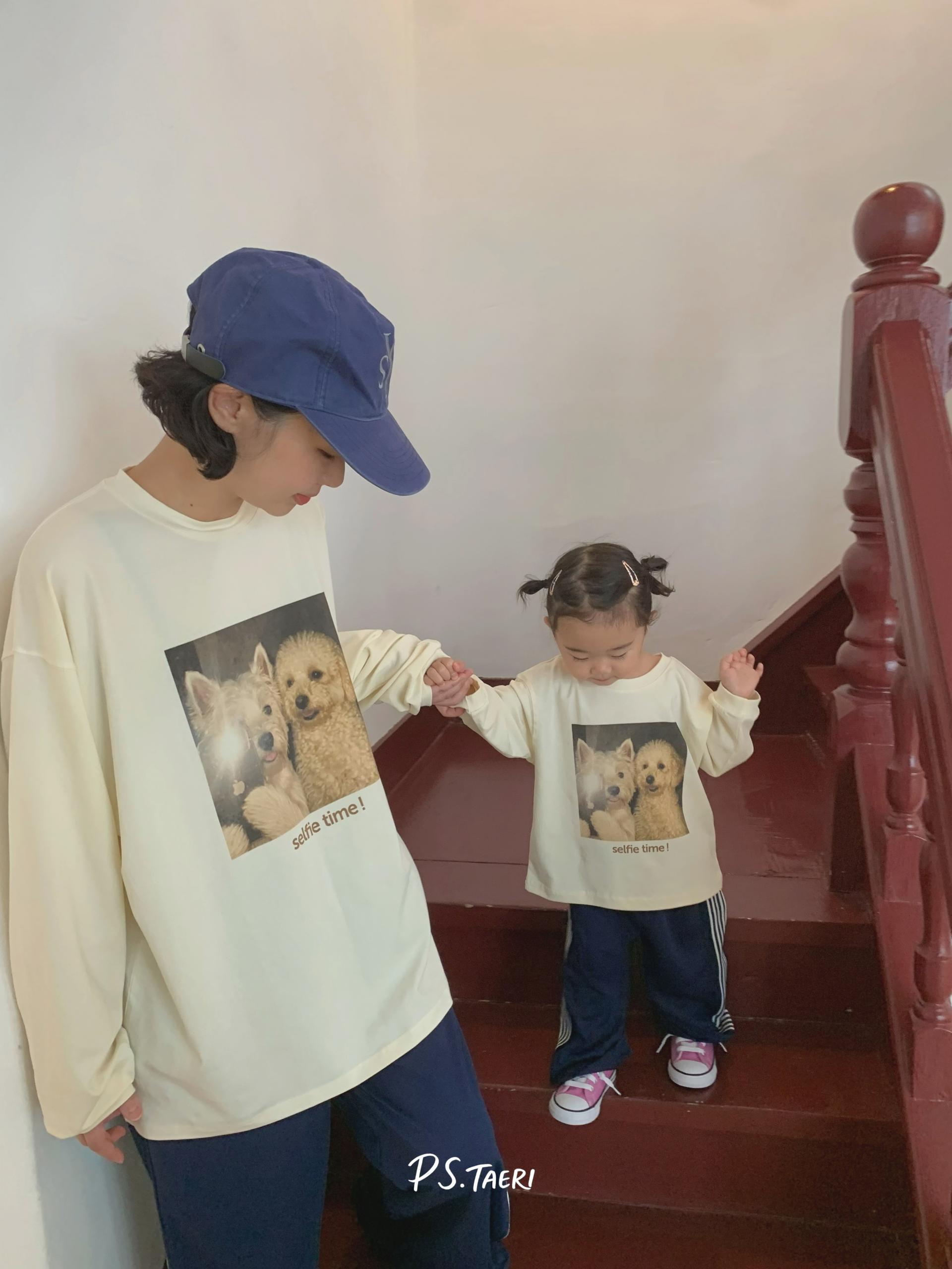 Line Track Pants (Kids)-Navy