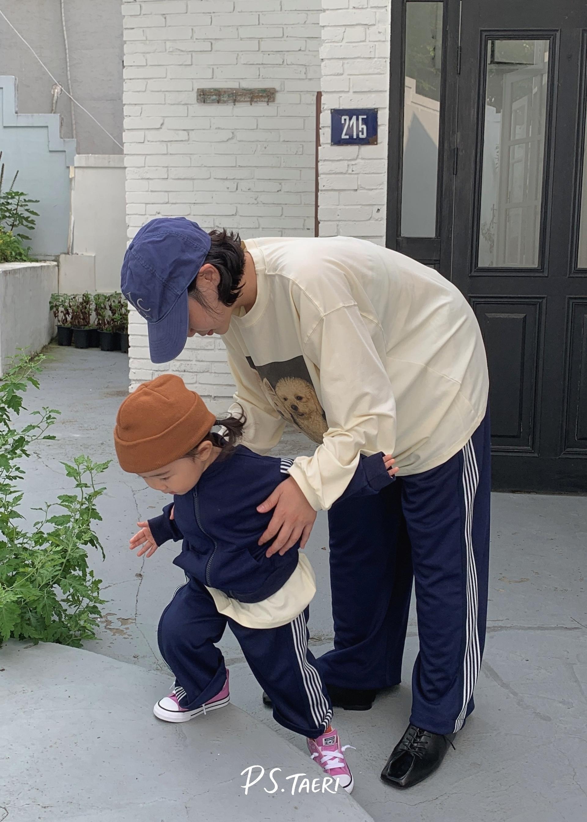 Line Track ZIP-UP (Kids)-Navy